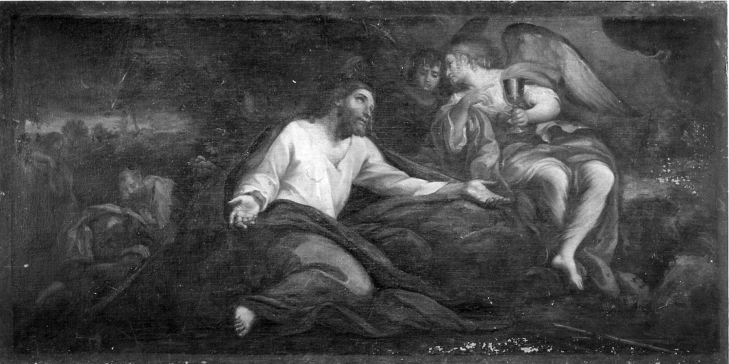 orazione di Cristo nell'orto di Getsemani (dipinto) - ambito emiliano (sec. XVII)