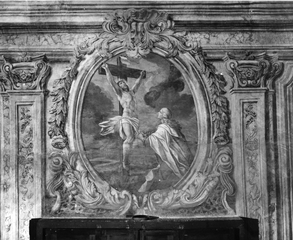 Cristo crocifisso (dipinto) - ambito romano (sec. XVIII)