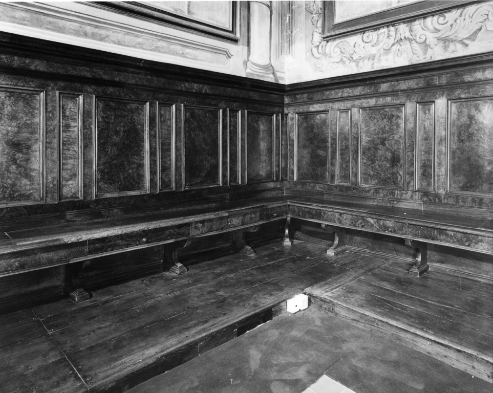 stalli del coro - ambito italiano (fine sec. XVIII)