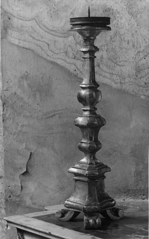 candeliere, serie - manifattura romana (prima metà sec. XIX)