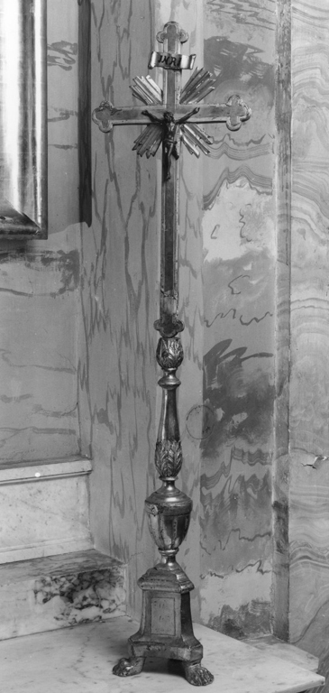 crocifisso, opera isolata - manifattura romana (sec. XIX)