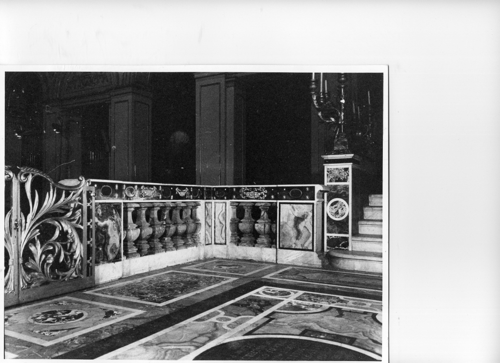 cancellata di altare - ambito romano (sec. XVIII, sec. XVIII)