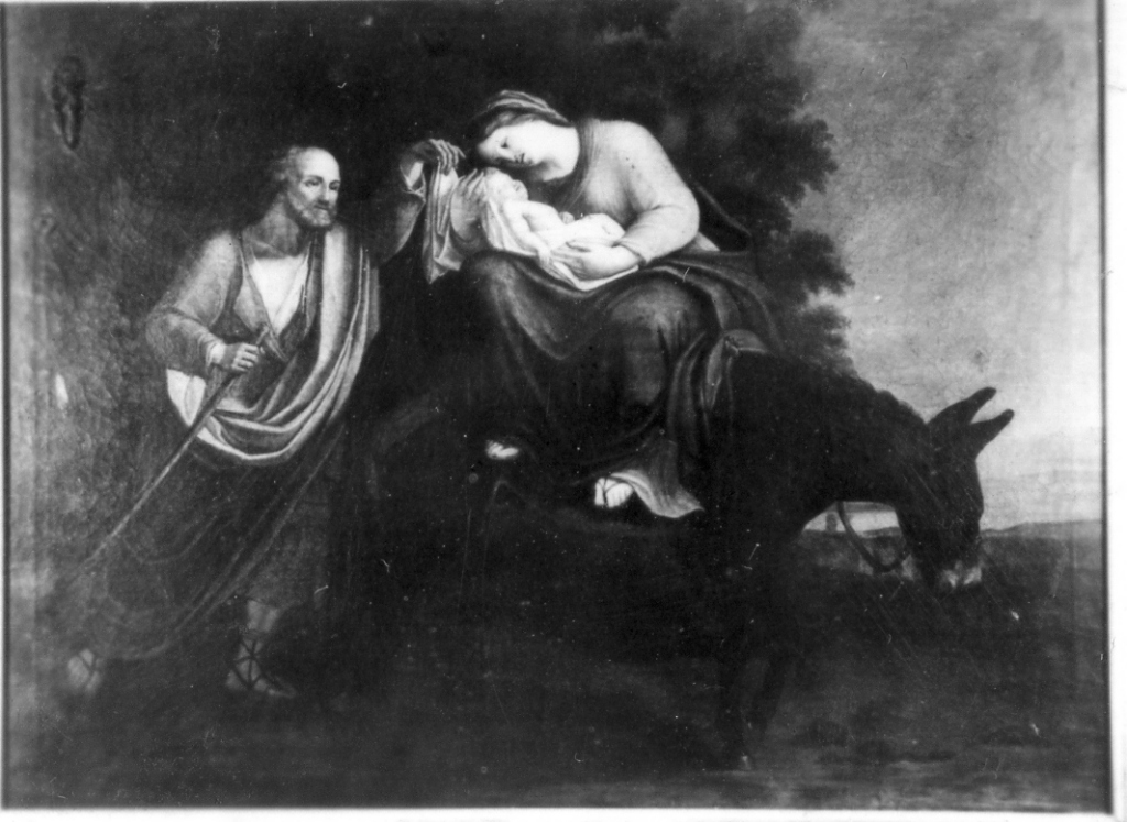 fuga in Egitto (dipinto) - ambito romano (inizio sec. XVII)