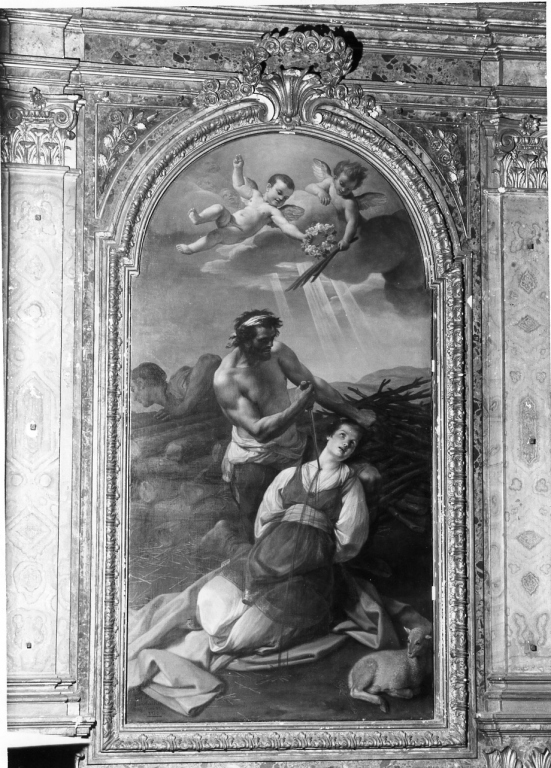 martirio di Sant'Agnese (dipinto) di Benefial Marco (sec. XVIII)
