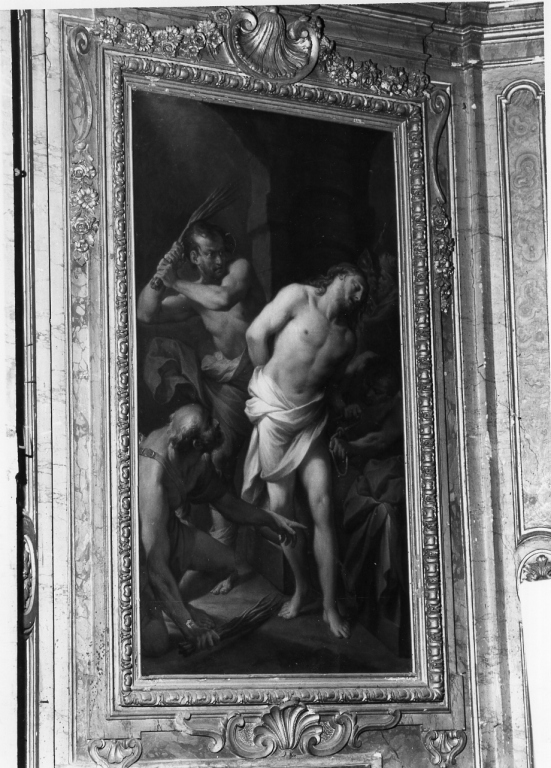 flagellazione di Cristo (dipinto) di Casali Andrea (seconda metà sec. XVIII)