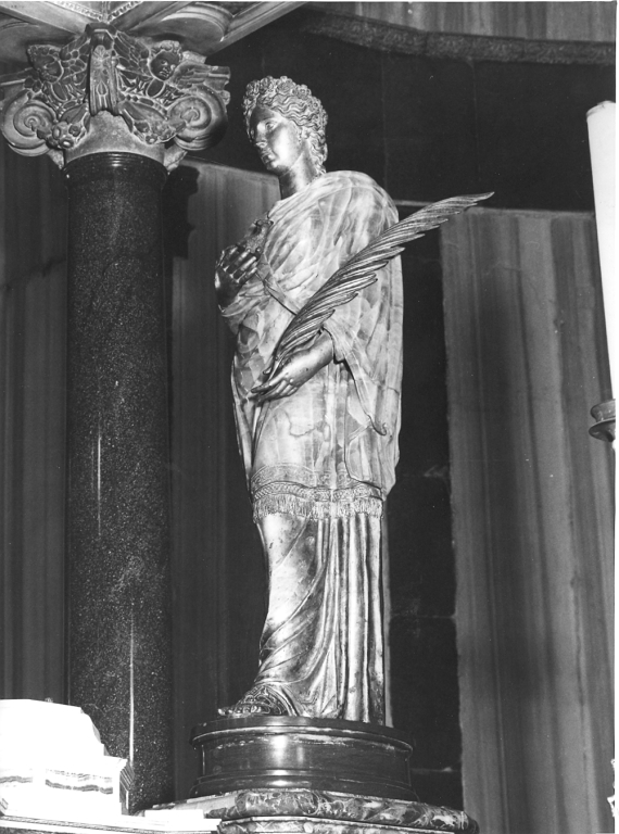Sant'Agnese (statua) di Cordier Nicolas detto Franciosino (sec. XVII)
