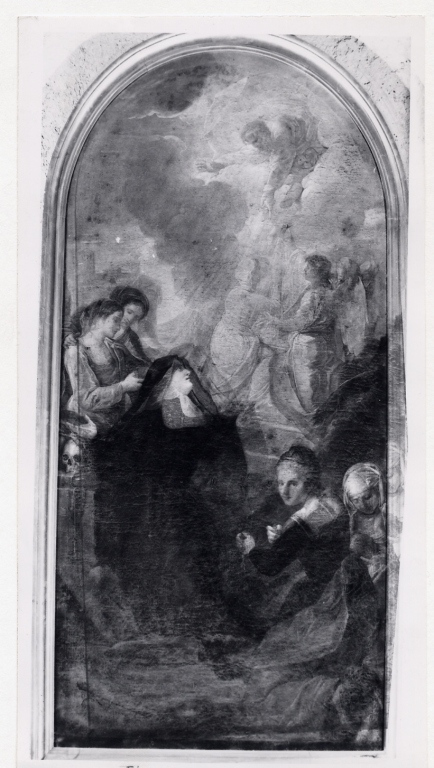 visione di Sant'Angela Americi (dipinto) di Cades Giuseppe (seconda metà sec. XVIII)