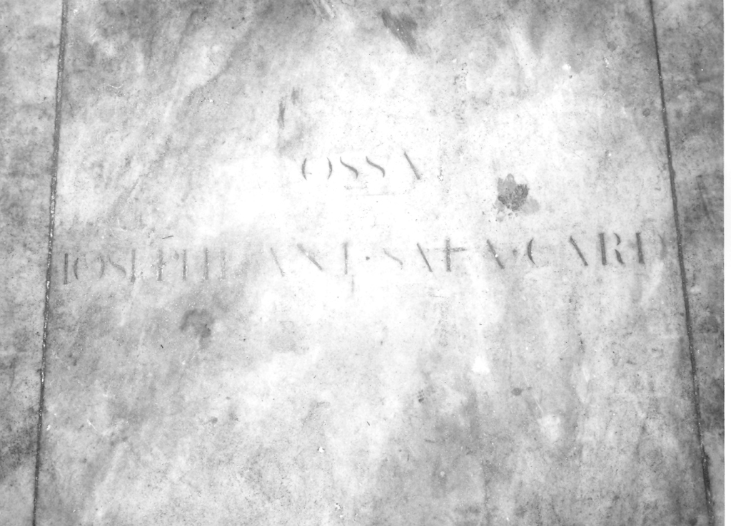 lapide tombale - manifattura romana (secc. XVII/ XIX)