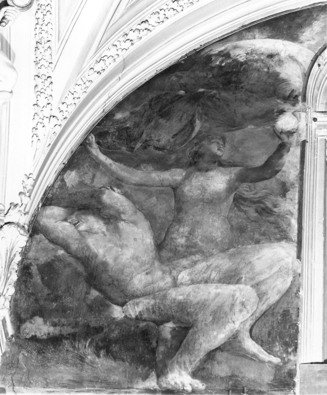 creazione di Eva (dipinto, elemento d'insieme) di Giovanni Battista di Jacopo detto Rosso Fiorentino (sec. XVI)