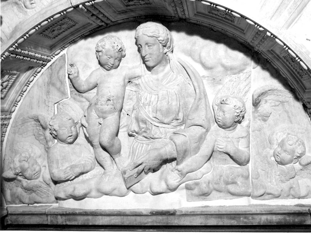 Madonna con Bambino (rilievo) di De Rossi Vincenzo (sec. XVI)