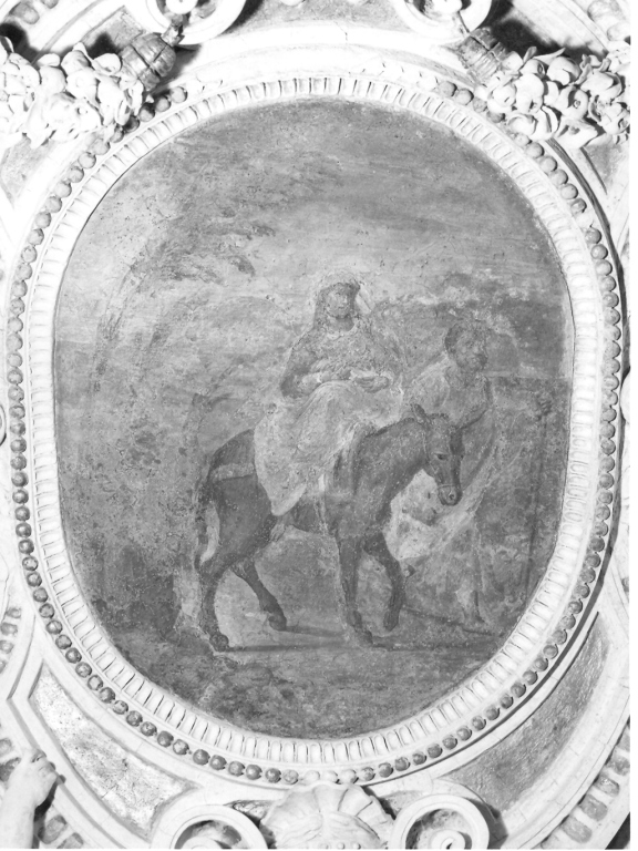 fuga in Egitto (dipinto) di Siciolante Girolamo (sec. XVI)