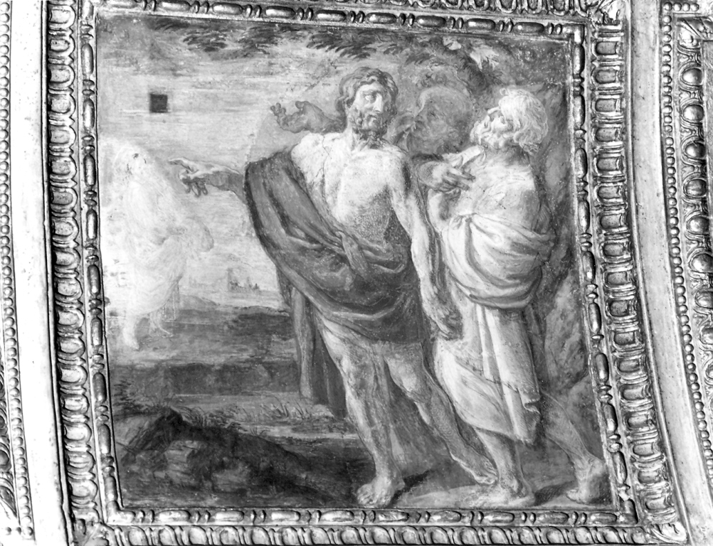San Giovanni Battista indica Cristo alle turbe (dipinto) di Gentileschi Orazio (e aiuti) (sec. XVII)