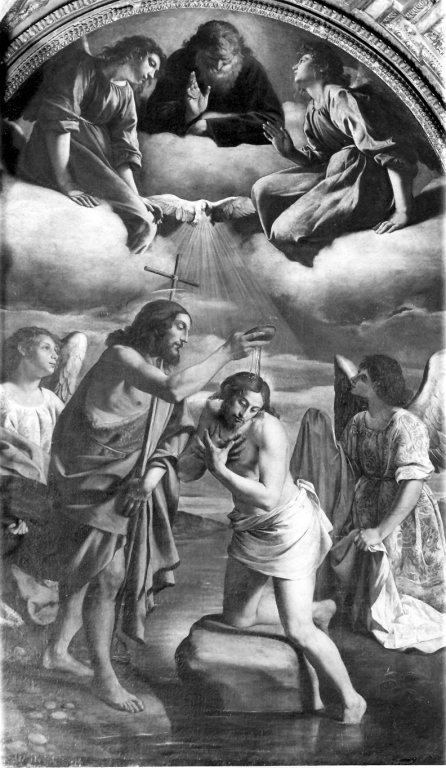 battesimo di Cristo (dipinto) di Gentileschi Orazio (sec. XVII)