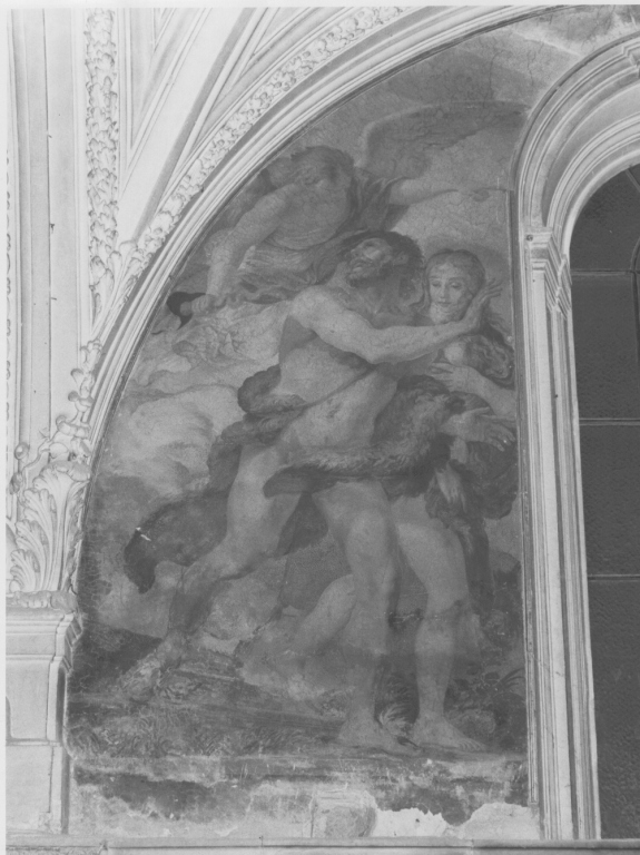 Adamo ed Eva cacciati dal paradiso terrestre (dipinto) di Lauri Filippo (sec. XVII)