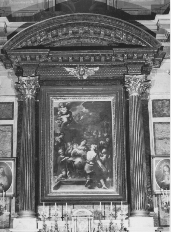 altare maggiore di De Rossi Giovanni Antonio (metà sec. XVII)