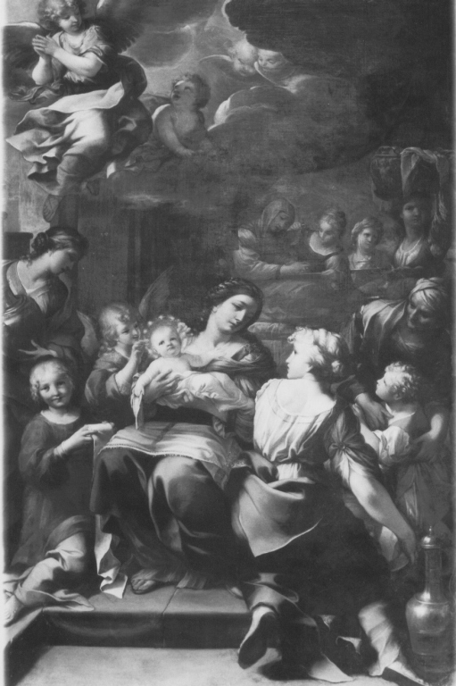 nascita di Maria Vergine (dipinto) di Vanni Raffaello (sec. XVII)