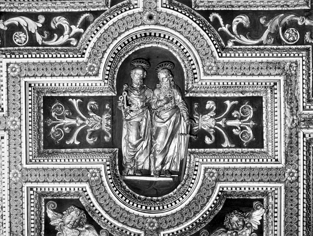 San Pietro e San Paolo (rilievo) di Van Boon Melchiorre (sec. XVII, sec. XVIII)