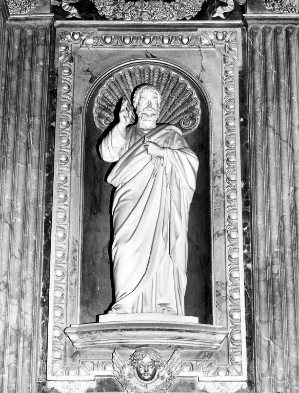 San Pietro (scultura) di Giacometti Ignazio, Giacometti Pietro (sec. XIX)