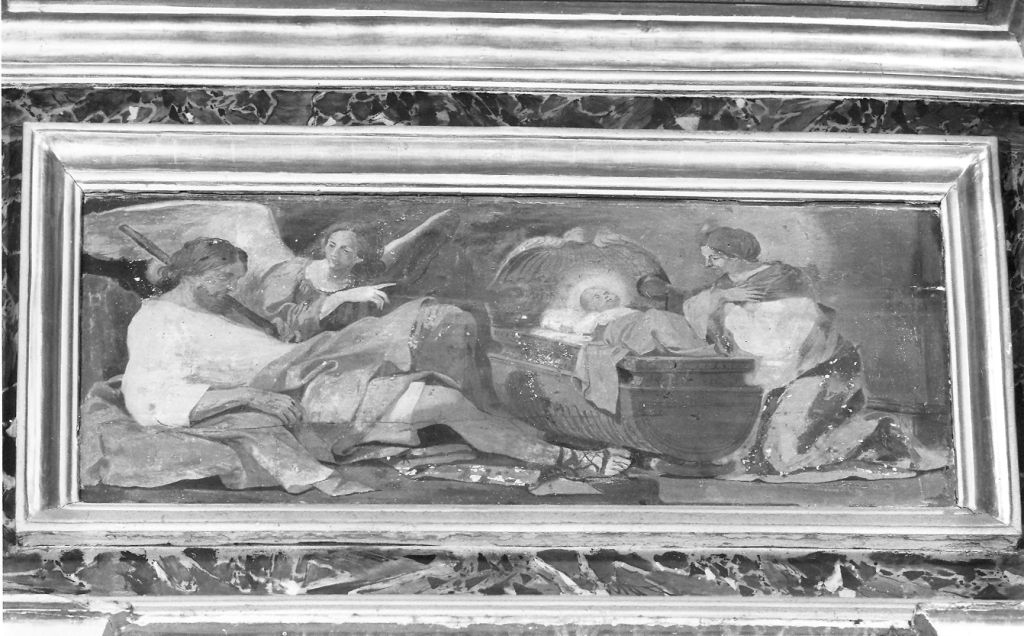 sogno di San Giuseppe (dipinto) di Speranza Giovanni Battista (sec. XVII)