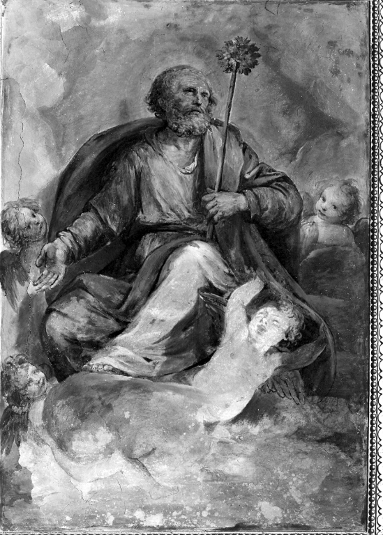 gloria di San Giuseppe (dipinto) di Montagna Marco Tullio (sec. XVII)