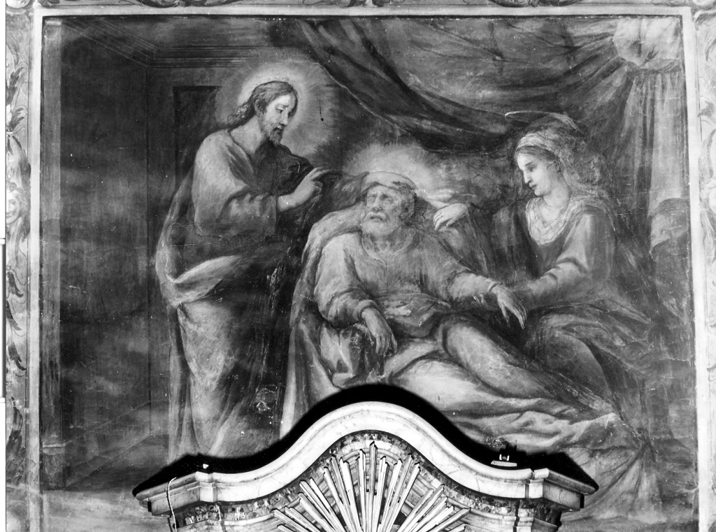 morte di San Giuseppe (dipinto) di Montagna Marco Tullio (sec. XVII)