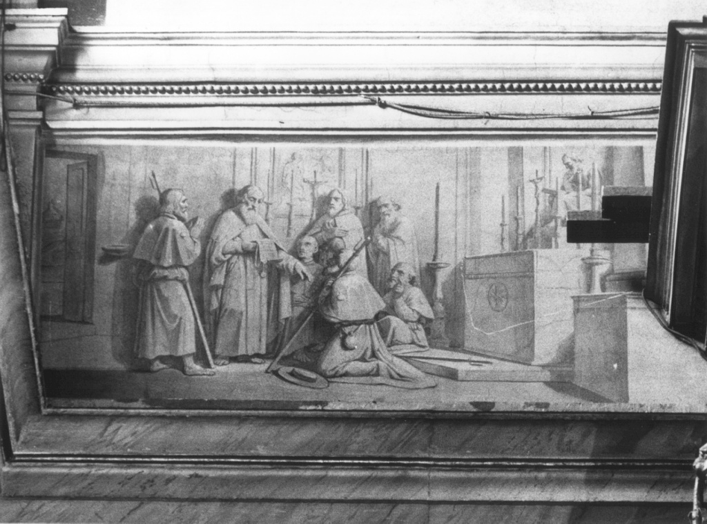 stemma papale (dipinto) di Gagliardi Pietro (sec. XIX)