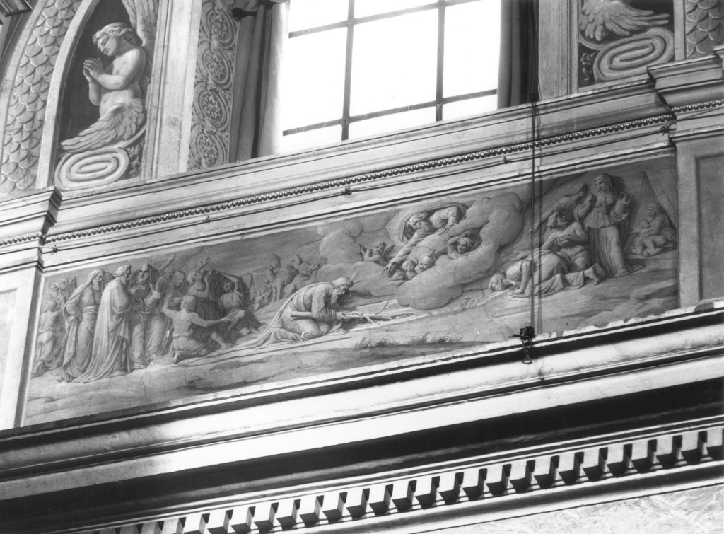 Mosè e l'acqua amara (dipinto) di Gagliardi Pietro (sec. XIX)