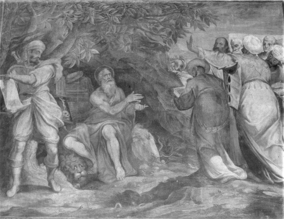 San Girolamo insegna la dottrina (dipinto) di Lilli Andrea, Viviani Antonio detto Sordo (sec. XVI)