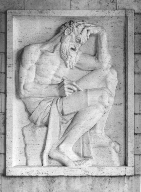 San Girolamo (rilievo) di Mestrovic Ivan (sec. XX)
