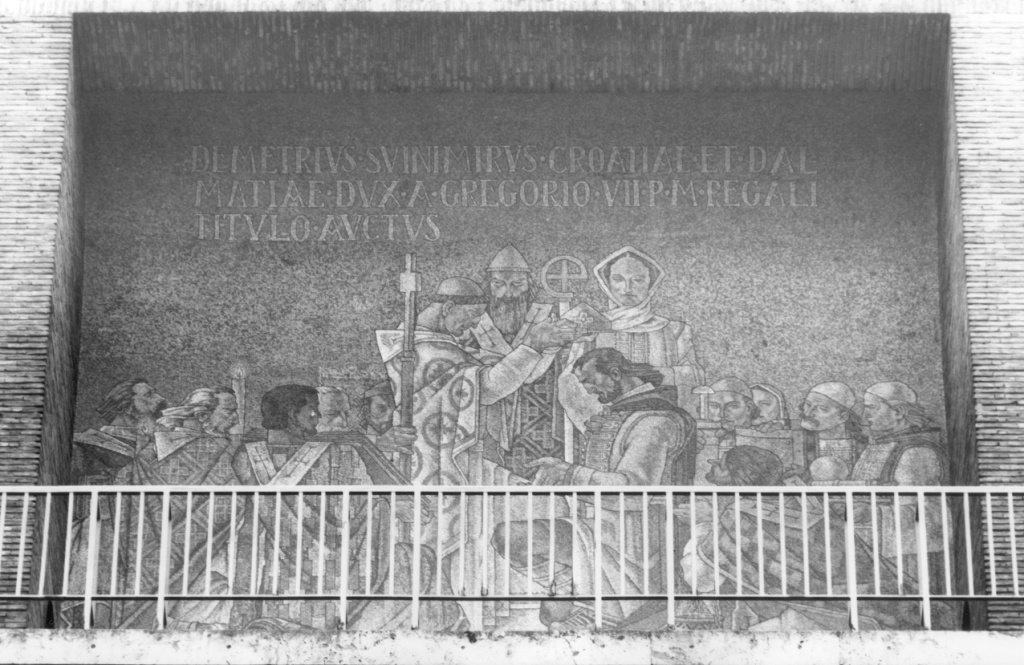 giovane (decorazione musiva) di Kljakovic Joza (sec. XX)