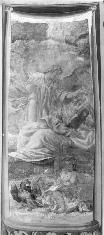 San Giovanni Battista nel deserto (dipinto, ciclo) di Baldi Lazzaro (attribuito) (inizio sec. XVIII)