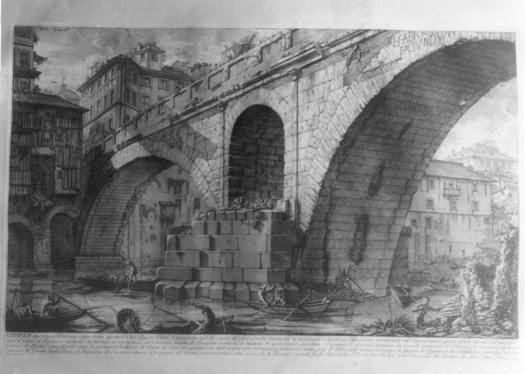 veduta di Roma (stampa) di Piranesi Giovanni Battista (sec. XVIII)