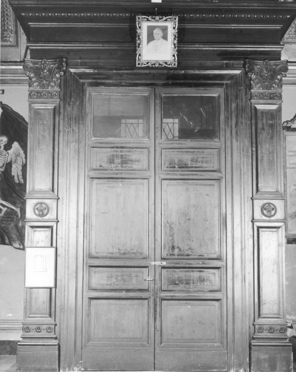 bussola d'ingresso - ambito romano (sec. XIX)