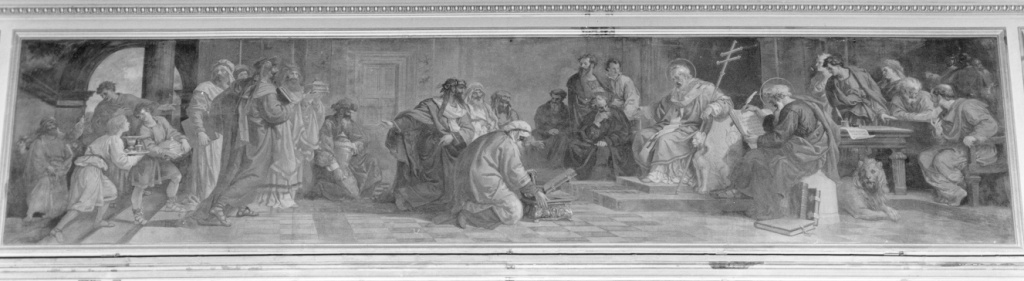 dipinto, ciclo di Fontana Luigi (attribuito) (sec. XIX, sec. XIX)