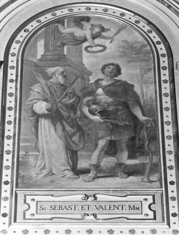 San Sebastiano (dipinto, ciclo) di Fontana Luigi (attribuito) (sec. XIX)