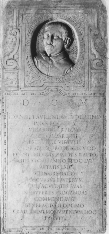 lapide commemorativa - ambito romano (sec. XVII)