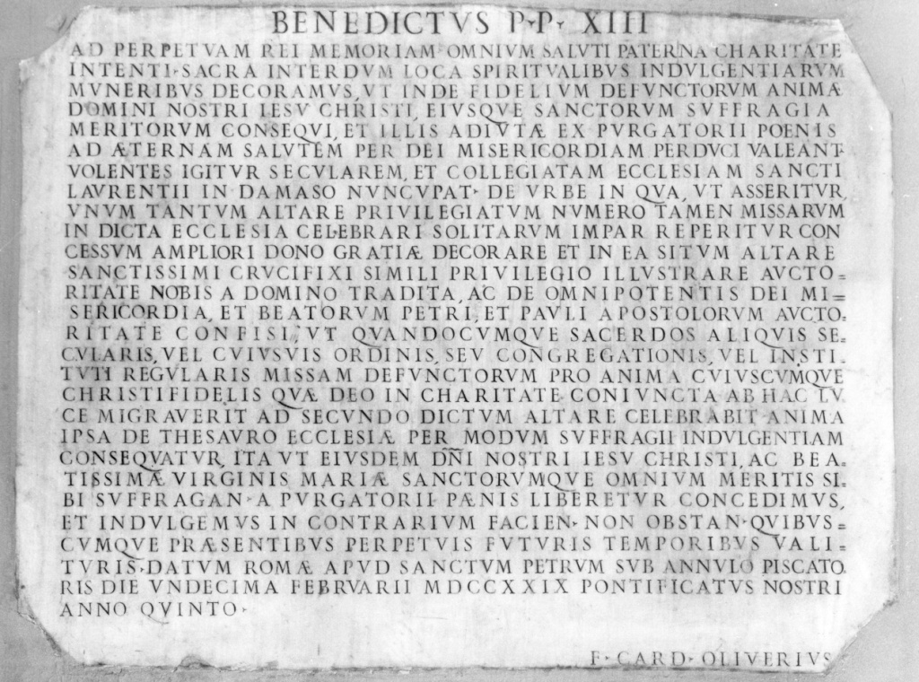 lapide documentaria - ambito romano (sec. XVIII)