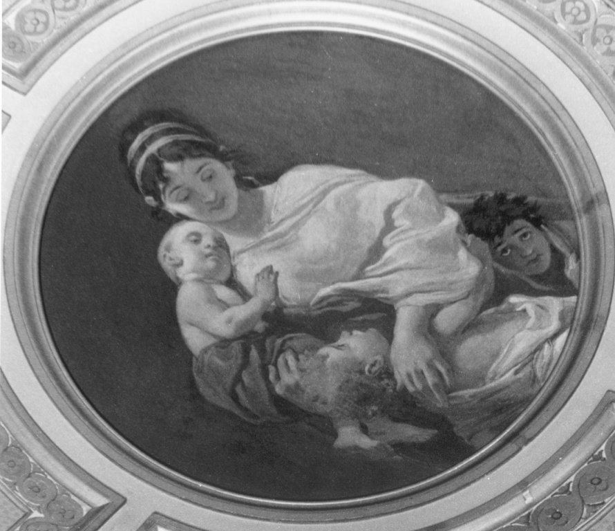 tre Virtù Teologali (dipinto, ciclo) di Grandi Francesco (attribuito) (sec. XIX)
