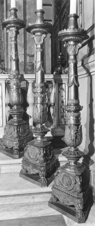 candelabro, serie - ambito romano (seconda metà sec. XIX)