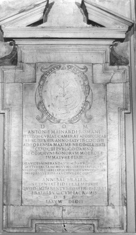 lapide commemorativa - ambito romano (sec. XVII)
