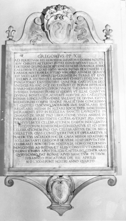 lapide commemorativa - ambito romano (sec. XVI)