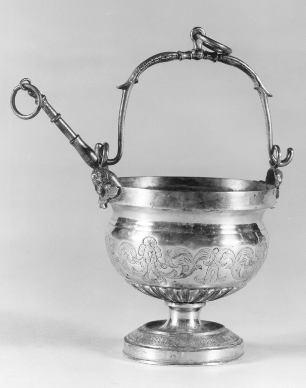 secchiello per l'acqua benedetta - ambito romano (sec. XIX)
