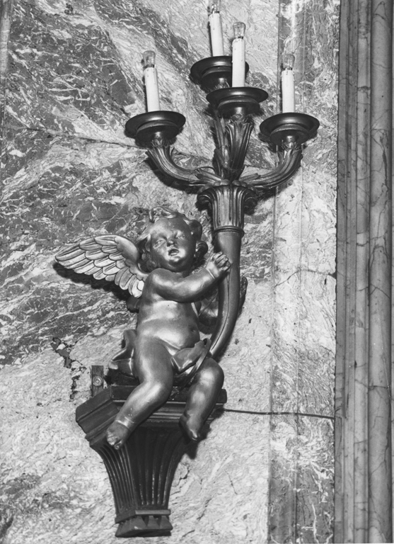 angelo (candeliere) - ambito romano (fine sec. XVIII)