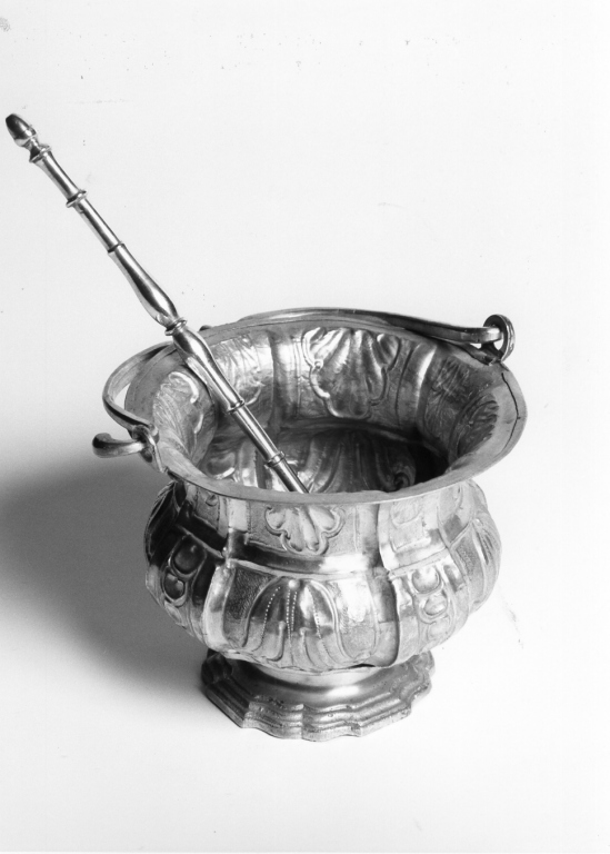 secchiello per l'acqua benedetta - ambito romano (seconda metà sec. XVIII)