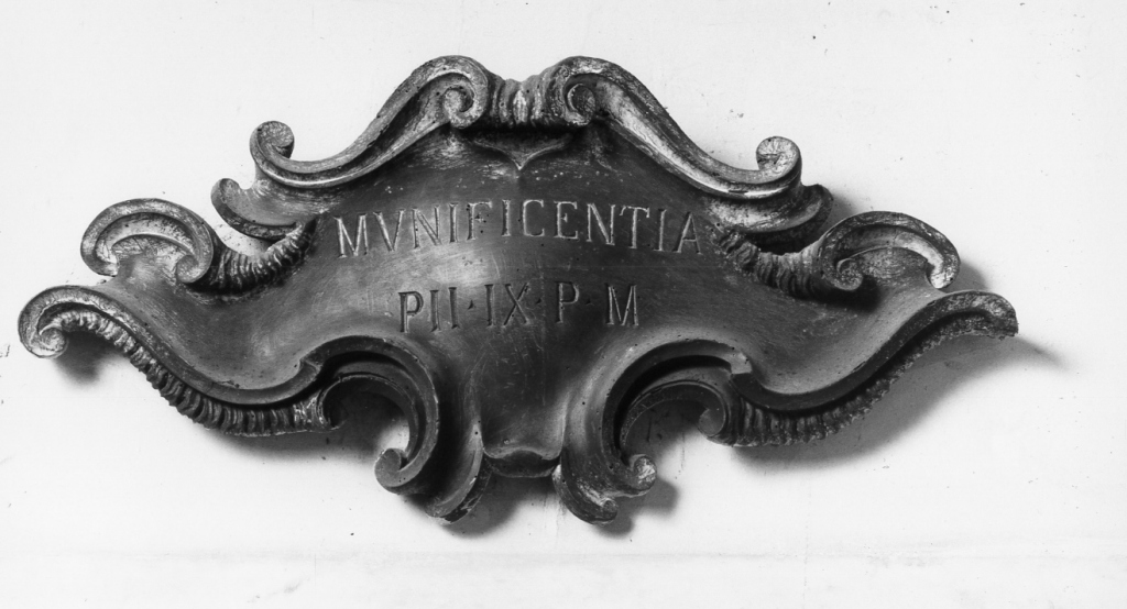 targa - ambito italiano (sec. XIX)