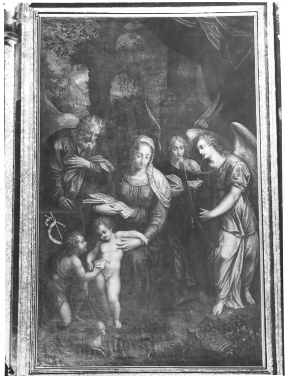 Sacra Famiglia e S. Giovannino (dipinto) - ambito romano (sec. XVII)