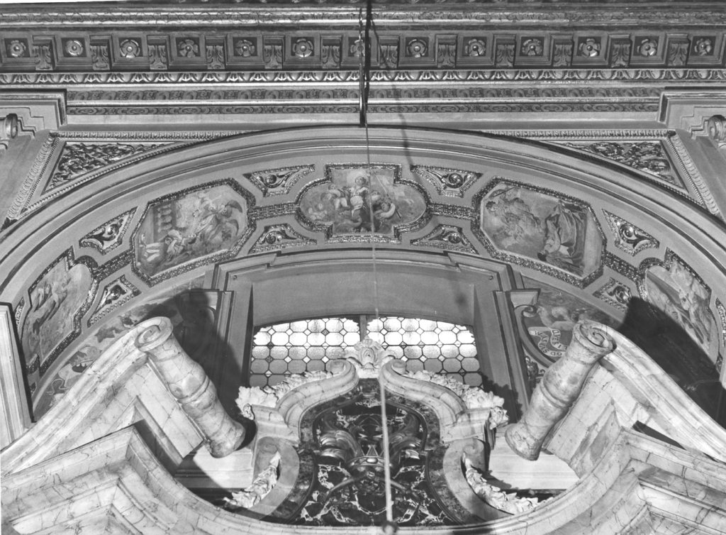 Storie di S. Orsola (dipinto, complesso decorativo) - ambito romano (fine sec. XVI)