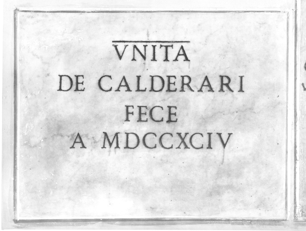 lapide - ambito romano (sec. XVIII)