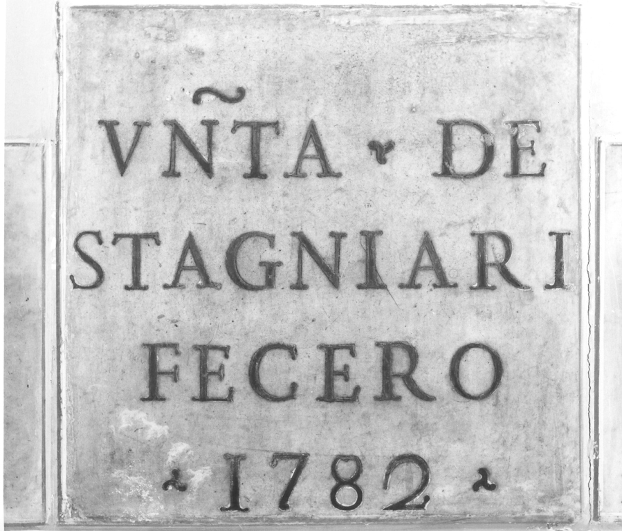 lapide - ambito romano (sec. XVIII)