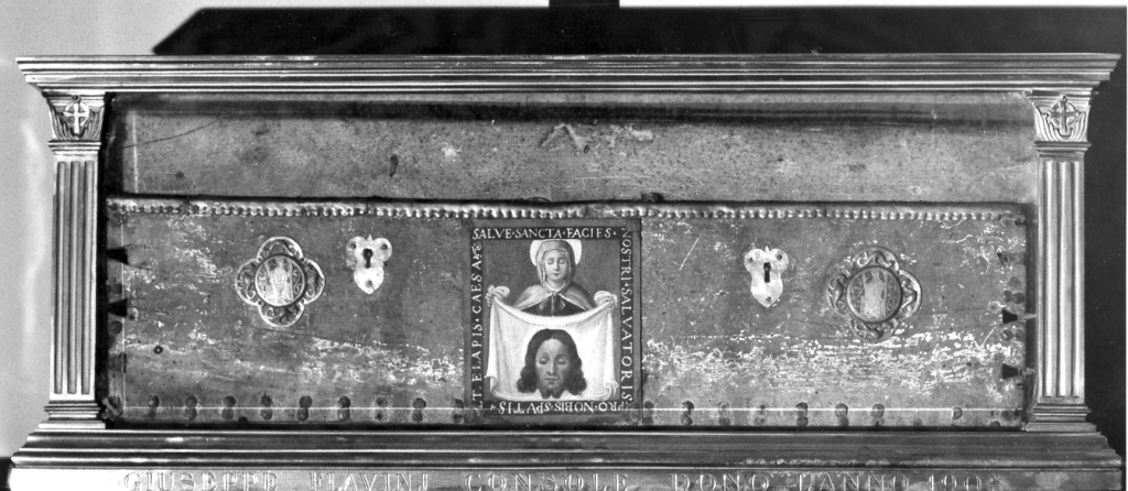 reliquiario a teca - a cassetta - ambito romano (sec. XIII)